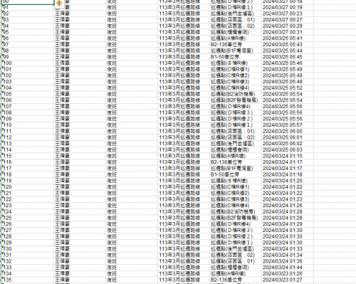 11303.01-31 夜間巡邏紀錄